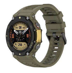 eses Silikónový remienok pre Xiaomi Amazfit T-Rex 2 - Khaki