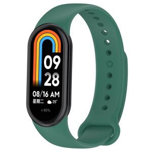 eses Silikónový remienok pre Xiaomi Mi Band 8 - Tmavo zelený