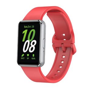 eses Silikónový remienok pre Samsung Galaxy Fit 3 - Červený