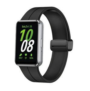 eses Silikónový remienok s magnetickou sponou pre Samsung Galaxy Fit 3 - Cierny