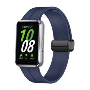 eses Silikónový remienok s magnetickou sponou pre Samsung Galaxy Fit 3 - Modrý