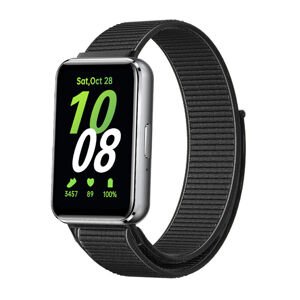 eses Nylonový remienok pre Samsung Galaxy Fit 3 - Čierny