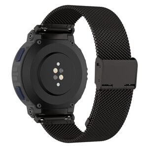 eses Kovový remienok s nastaviteľnou sponou pre Amazfit Active Edge - Čierny