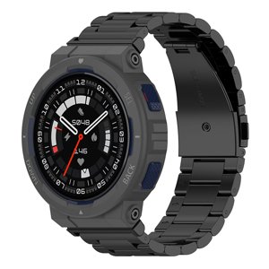 eses Kovový remienok pre Amazfit Active Edge - Čierny