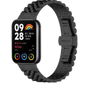 eses Kovový remienok pre Xiaomi Redmi Watch 4 a Xiaomi Smart Band 8 Pro - Čierny