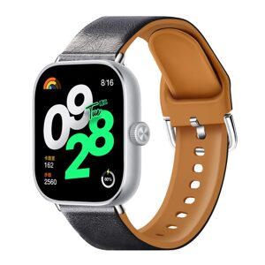 eses Silikónový remienok kombinovaný pre Xiaomi Redmi Watch 4 a Xiaomi Smart Band 8 Pro - Tmavo sivý