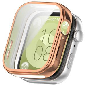 Silikónový kryt pre Huawei Watch Fit 3 - Ružovo zlatý