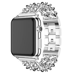 eses Kovový retiazkový remienok pre Apple Watch - Strieborný 38mm, 40mm, 41mm