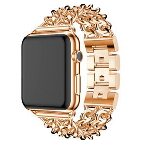 eses Kovový retiazkový remienok pre Apple Watch - Ružovo zlatý 42mm, 44mm, 45mm, 49mm