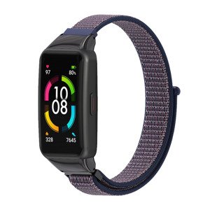 eses Nylonový remienok pre Huawei a Honor Band 6 - Modro strieborný