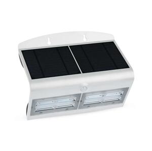 LED Solárne nástenné svietidlo so senzorom LED/7W/3,7V 4000K IP65 biela