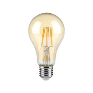 LED Žiarovka FILAMENT AMBER A67 E27/10W/230V 2200K