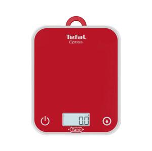 Tefal Tefal - Kuchynská váha OPTISS 2xAAA červená