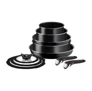 Tefal Tefal - Sada riadu 10 ks INGENIO EASY COOK & CLEAN BLACK