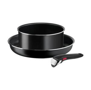 Tefal Tefal - Sada riadu 3 ks INGENIO EASY COOK & CLEAN BLACK