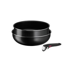 Tefal Tefal - Sada panvíc 3 ks INGENIO EASY COOK & CLEAN BLACK