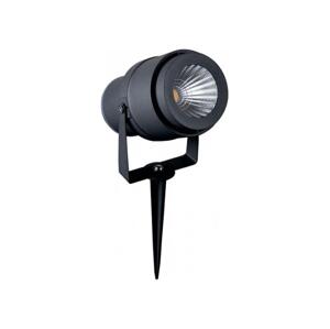 LED Vonkajšia lampa LED/12W/100-240V IP65 3000K šedá