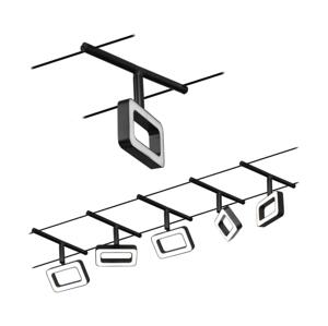 Paulmann Paulmann 94485 - SADA 5xLED/4,8W Luster na lanku FRAME 230V čierna