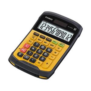 Casio Casio - Vodeodolná stolná kalkulačka 1xCR2032 IP54 čierna/oranžová