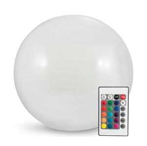 LED RGBW Solárna lampa BALL LED/1,2V pr. 40 cm IP65 + diaľkové ovládanie