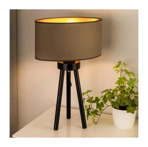 - Stolná lampa OVAL VEGAN 1xE27/15W/230V béžová