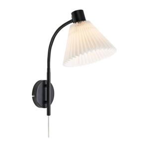 Markslöjd Markslöjd 108752 - Nástenná lampa MIRA 1xE14/40W/230V čierna/biela