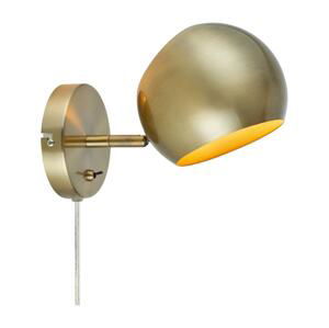 Markslöjd Markslöjd 108754 - Nástenná lampa EDGAR 1xE14/40W/230V zlatá