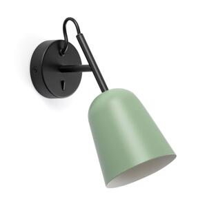 FARO Barcelona FARO 28259 - Nástenná lampa STUDIO 1xE14/8W/230V zelená/čierna