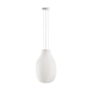 FARO Barcelona FARO 28300 - Luster na lanku ISABELLE 1xE27/15W/230V pr. 31 cm biela