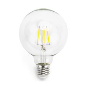 B.V. LED Žiarovka FILAMENT G95 E27/4W/230V 6500K -