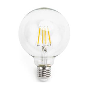 B.V. LED Žiarovka FILAMENT G95 E27/6W/230V 2700K -