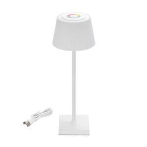 B.V.  - LED RGBW Vonkajšia stmievateľná nabíjacia lampa 4W/5V 3600mAh biela IP54