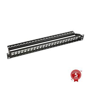 Solarix Solarix 24000100 - 19" modulárny neosadený patch panel 24 portov 1U