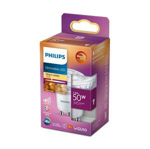 Philips LED Stmievateľná žiarovka Philips Warm Glow GU10/3,8W/230V 2200-2700K CRI90