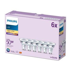 Philips SADA 6x LED Žiarovka Philips GU10/4,6W/230V 2700K