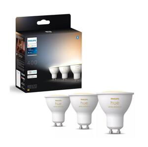 Philips SADA 3x LED Stmievateľná žiarovka Philips Hue WHITE AMB. GU10/4,2W/230V 2200-6500K