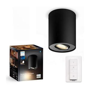 Philips Philips - LED Stmievateľné bodové svietidlo Hue PILLAR 1xGU10/4,2W/230V + DO čierna