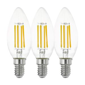 Eglo SADA 3x LED Žiarovka VINTAGE C35 E14/4W/230V 2700K - Eglo 12811