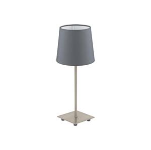 Eglo Eglo 54906 - LED Stolná lampa 1xE14/6W/230V šedá/chróm