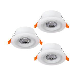 Eglo Eglo 900913 - SADA 3x LED Podhľadové svietidlo CALONGE 3xLED/4,8W/230V biela