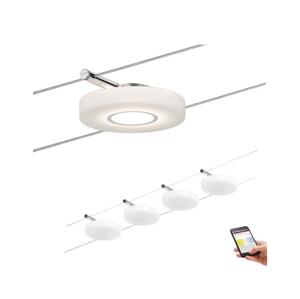 Paulmann Paulmann 50109 - SADA 4xLED/4W Stmievateľný luster na lanku SMART DISC 230V