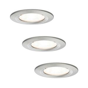 Paulmann Paulmann 93599 - SADA 3x LED GU10/7W IP44 Stmievateľné kúpeľňové svietidlo 230V