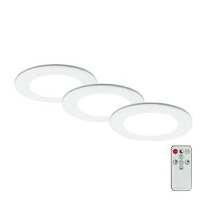 Briloner Briloner - SADA 3x LED Kúpeľňové podhľadové svietidlo LED/4,8W/230V IP44 + DO