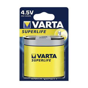 Varta Varta 2012 - 1 ks Zinkouhlíková batéria SUPERLIFE 4,5V