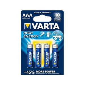 Varta Varta 4903 - 4 ks Alkalické batérie HIGH ENERGY AAA 1,5V