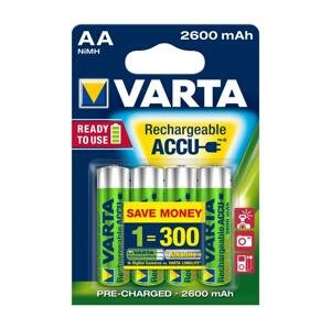 Varta Varta 5716 - 4 ks Nabíjacia batéria ACCU AA NiMH/2600mAh/1,2V