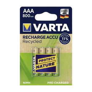 Varta Varta 5681 - 4 ks Nabíjacie batérie ACCU RECYCLED AAA Ni-MH/800mAh/1,2V