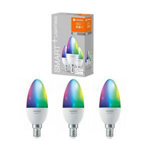 Ledvance SADA 3x LED RGBW Stmievateľná žiarovka SMART+ E14/5W/230V 2700K-6500K - Ledvance