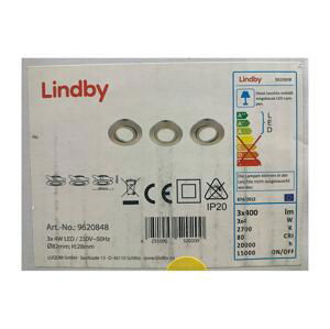 Lindby Lindby - SADA 3x LED Podhľadové svietidlo ANDREJ LED/4W/230V