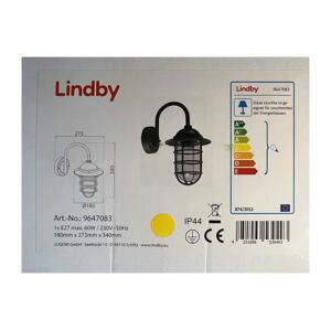 Lindby Lindby - Vonkajšia nástenná lampa NAILA 1xE27/60W/230V IP44